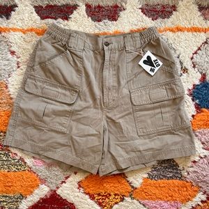 Vintage khaki cargo shorts